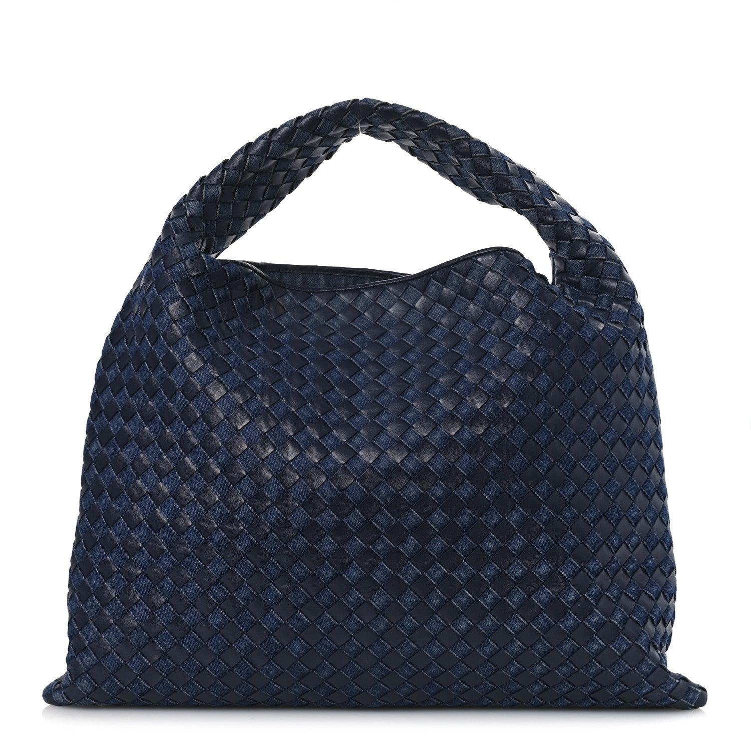 Denim Nappa Intrecciato Large Hop Abyss Indigo