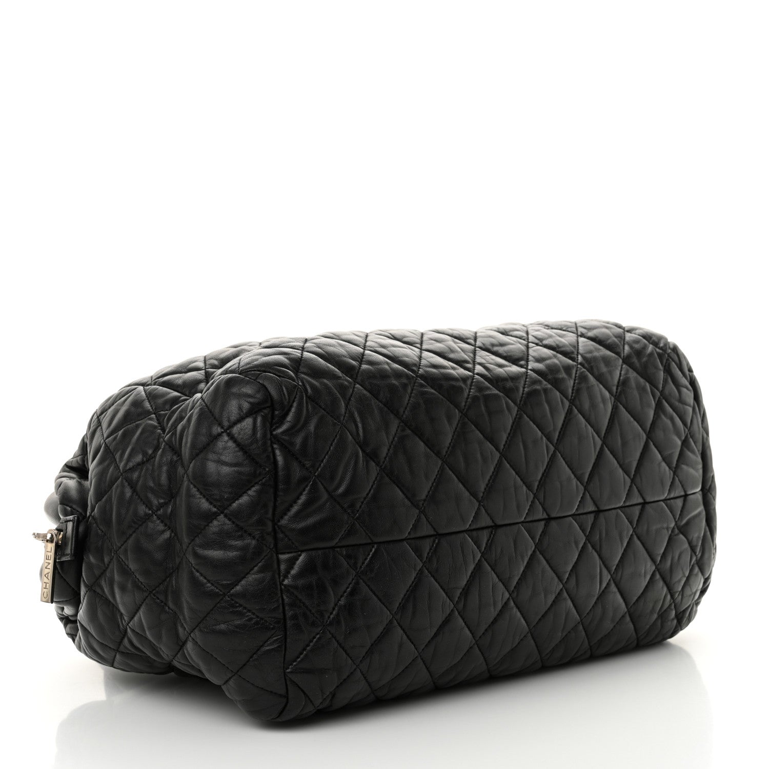 Lambskin Coco Cocoon Bowler Black
