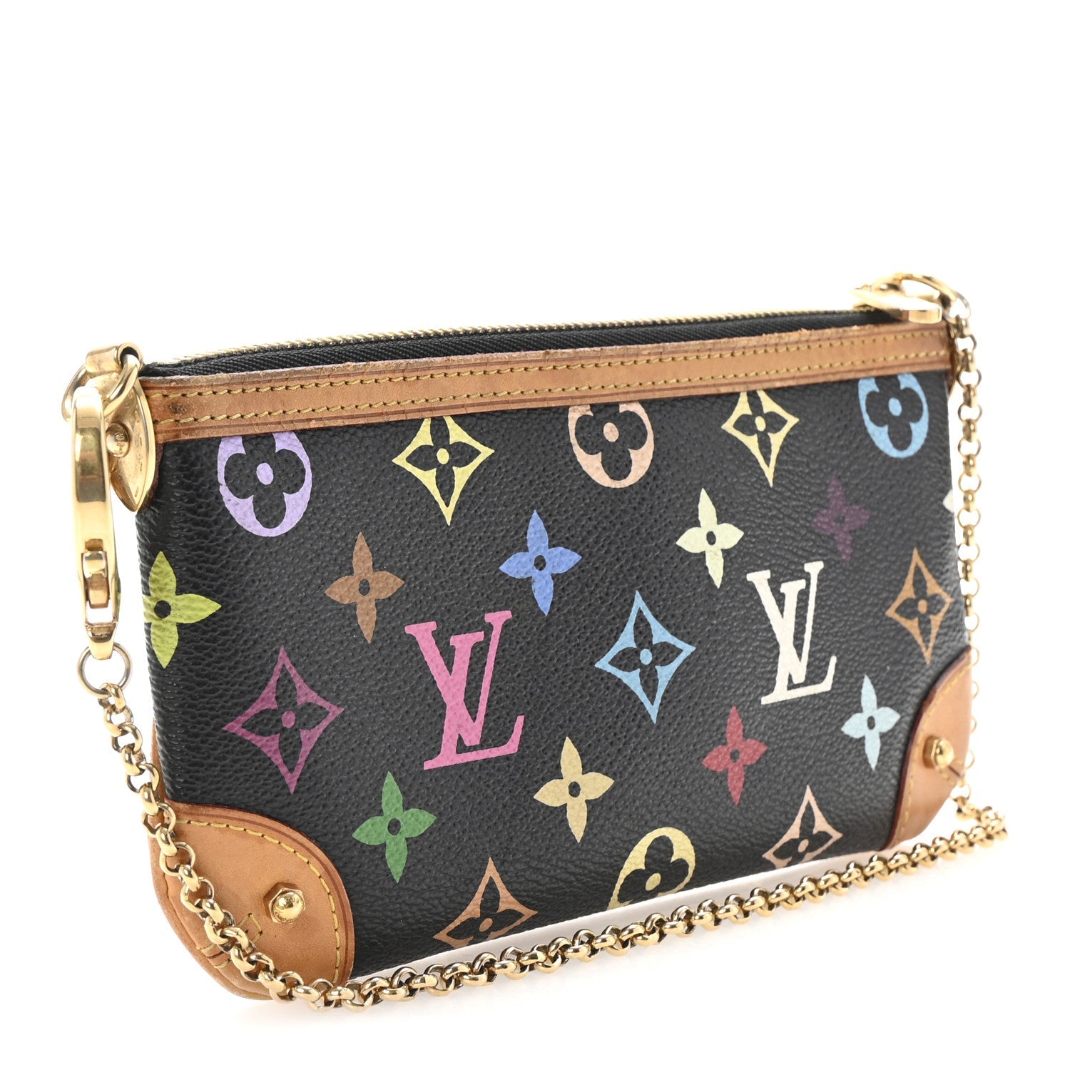 Monogram Multicolor Pochette Milla MM Black