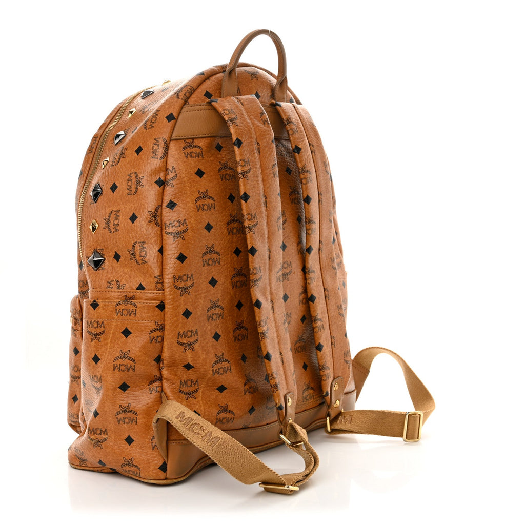 Visetos Studded Large Stark M Backpack Cognac