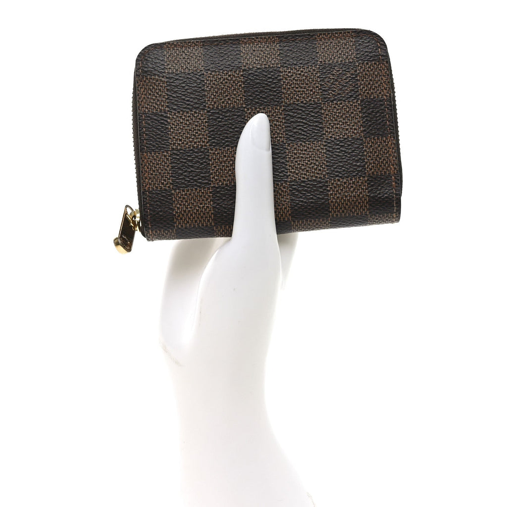 Damier Ebene Zippy Coin Purse