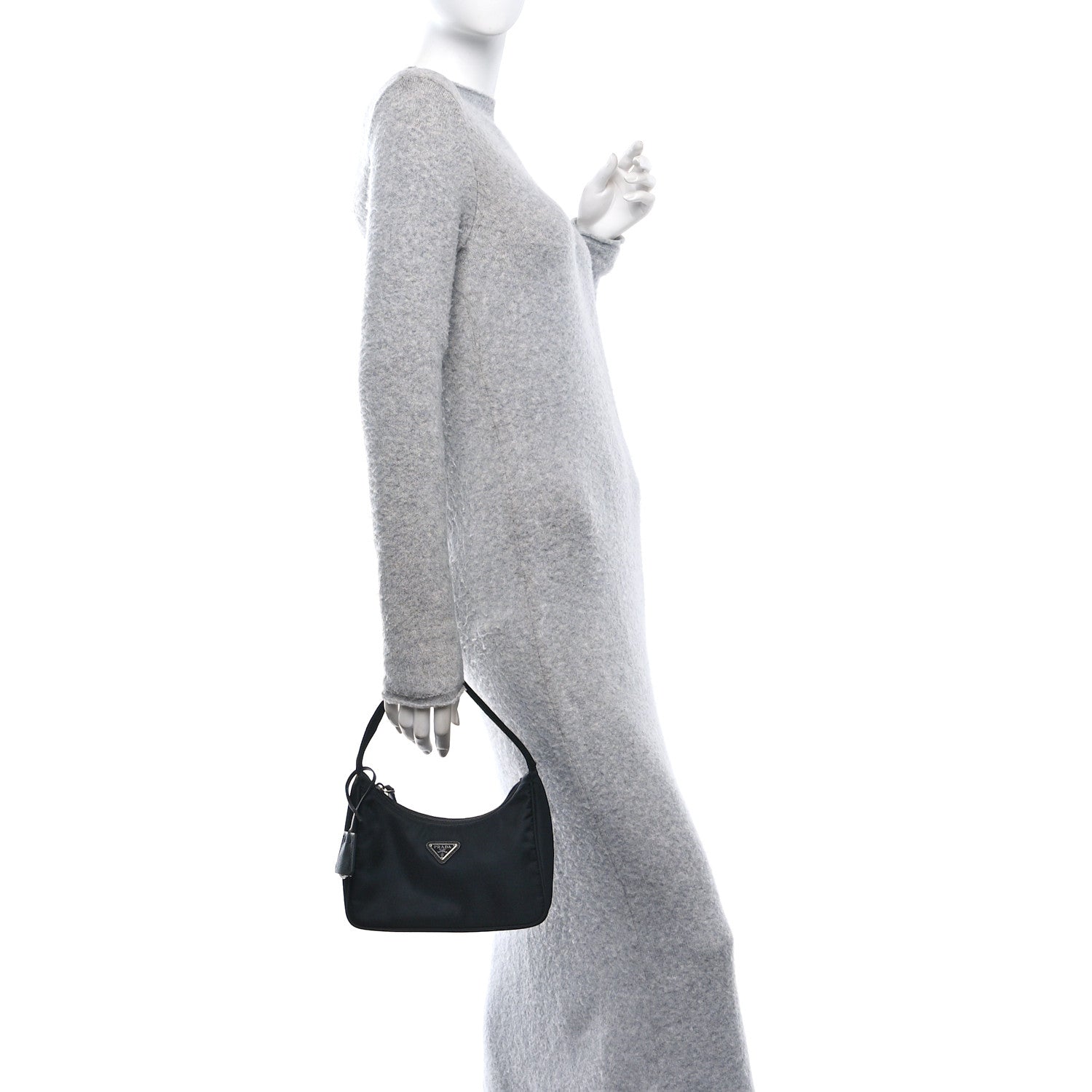 Tessuto Nylon Mini Re-Edition 2000 Bag Black