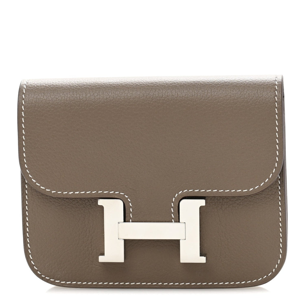 Evercolor Constance Slim Wallet Etoupe