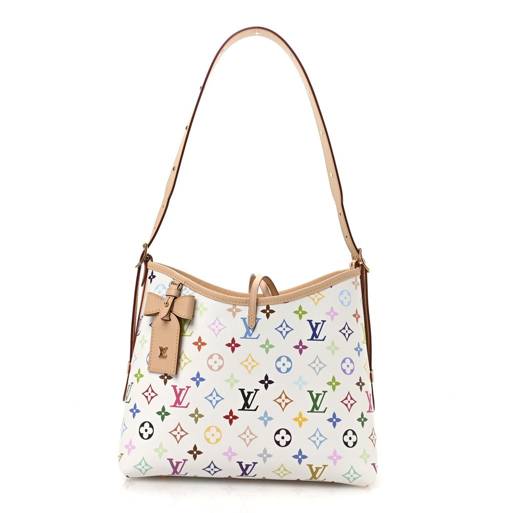 LV x TM Monogram Multicolor CarryAll PM White