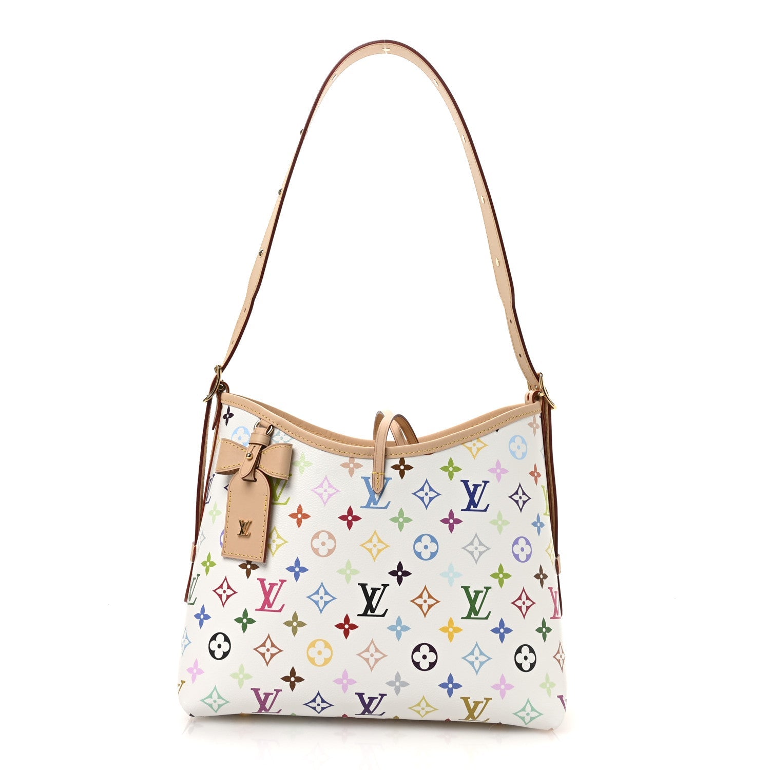 LV x TM Monogram Multicolor CarryAll PM White