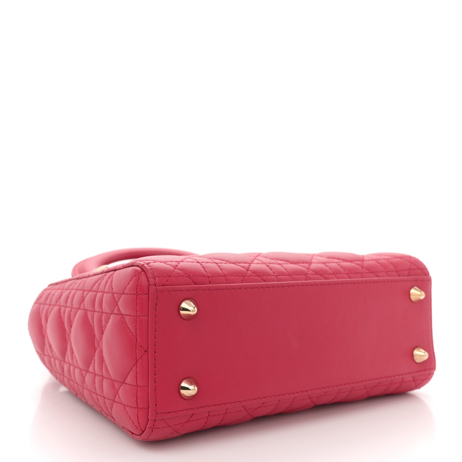 Lambskin Cannage Dioramour Small My ABCDior Lady Dior Fraise