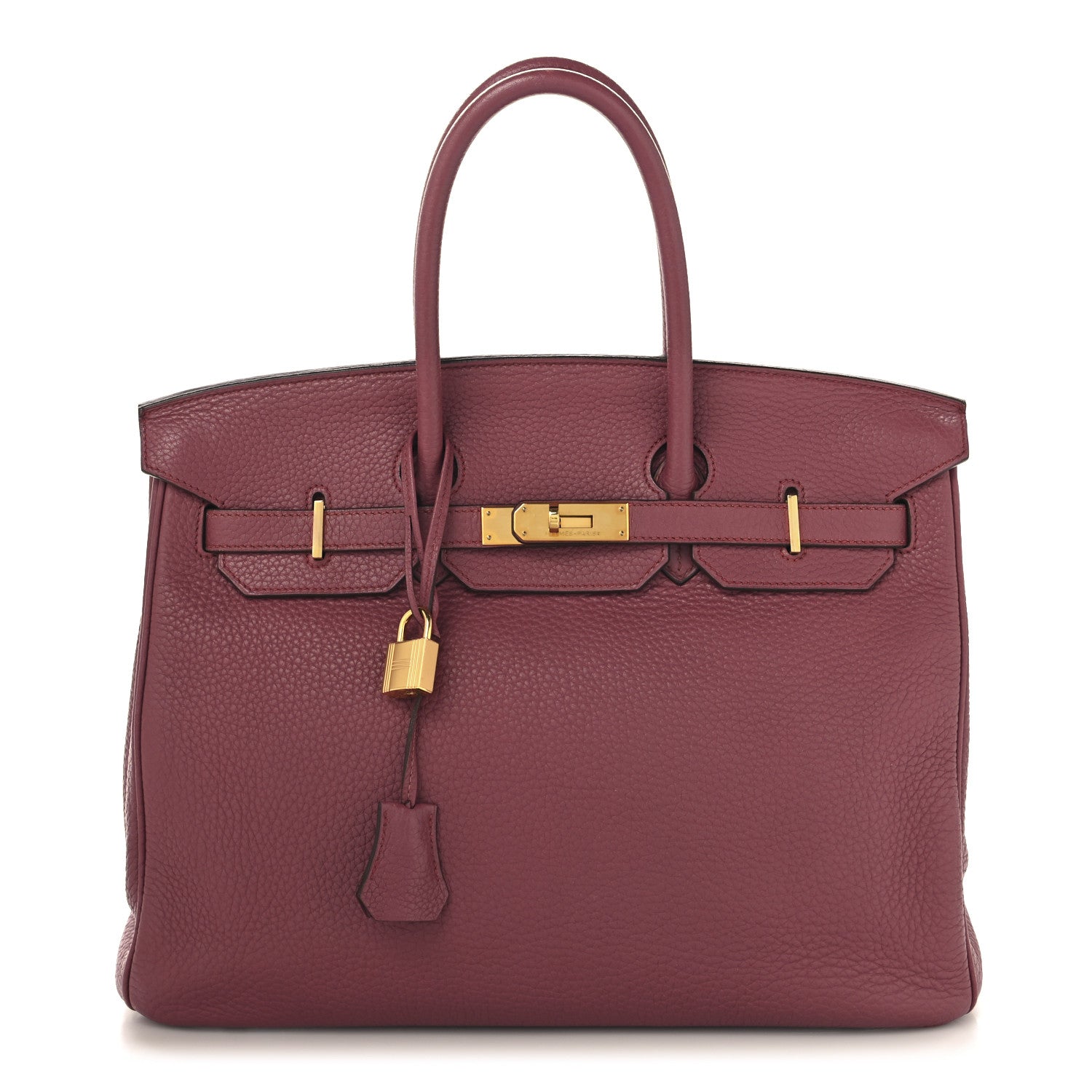 Taurillon Clemence Birkin 35 Bois de Rose