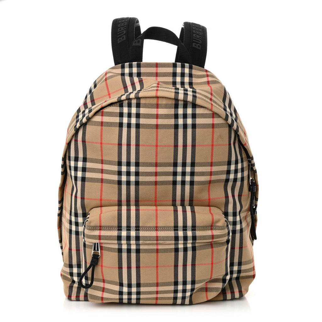 Vintage Check Jett Backpack Archive Beige
