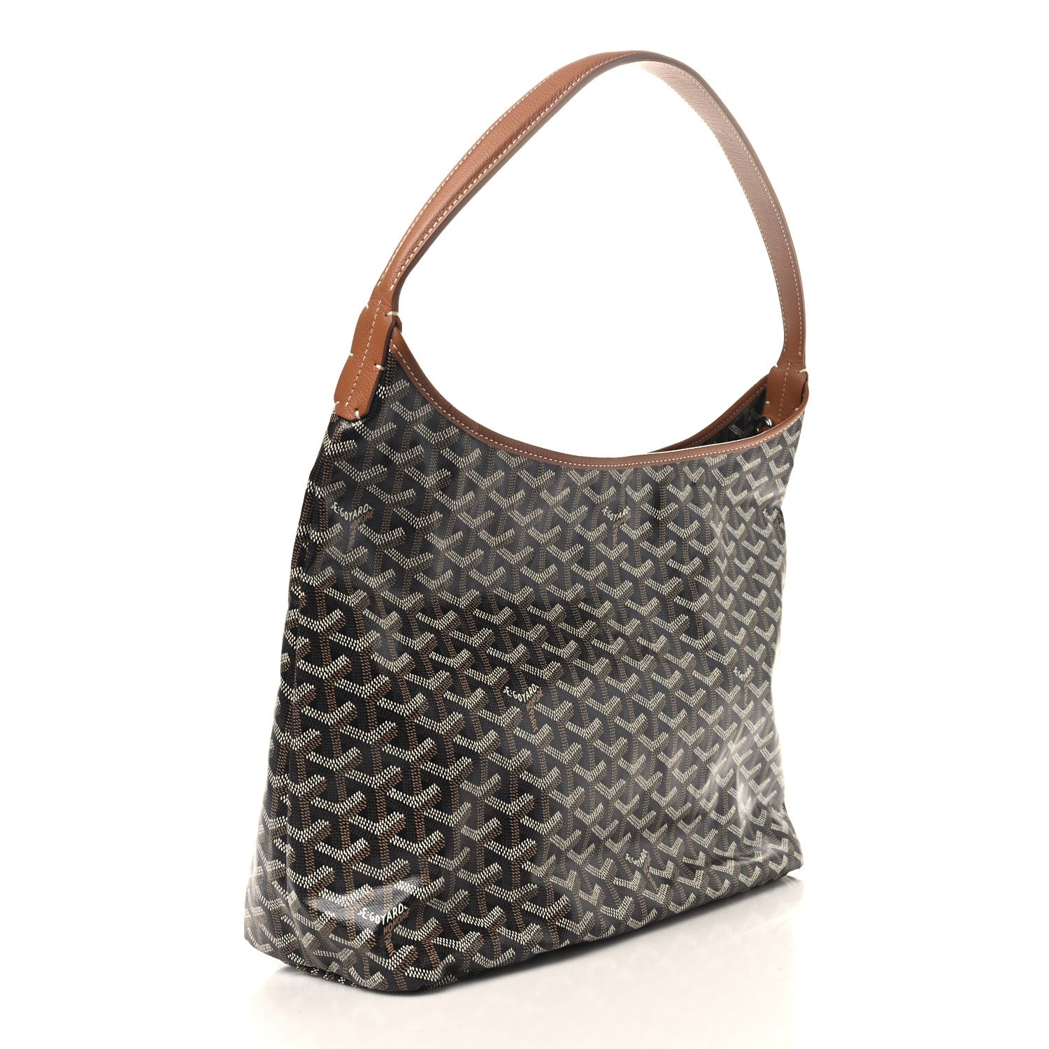 Goyardine Boheme Hobo Black Gold
