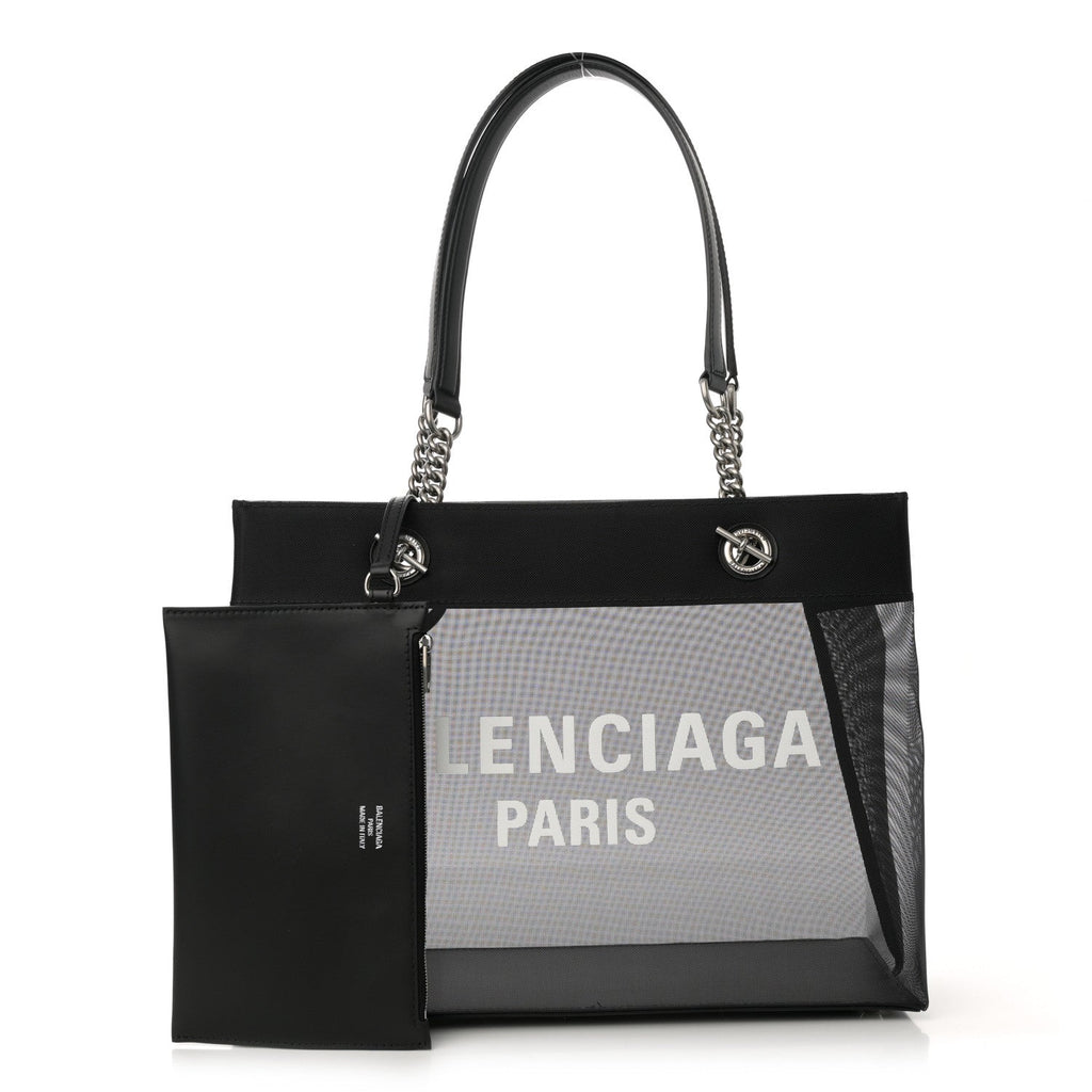 Mesh Medium Duty Free Tote Black