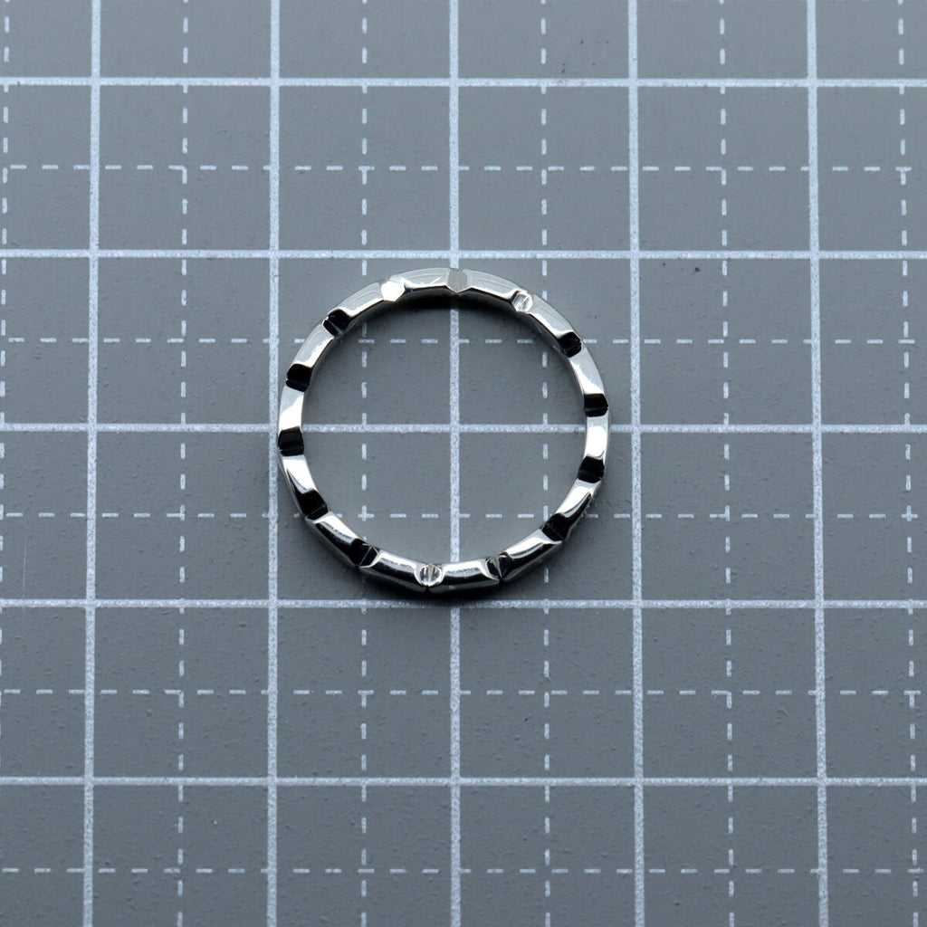 Chanel Pt950 Platinum Diamond Ring Size 8