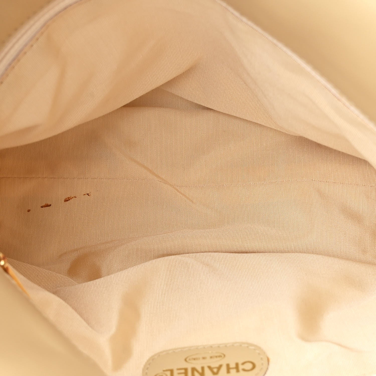 Calfskin CC Tote Beige