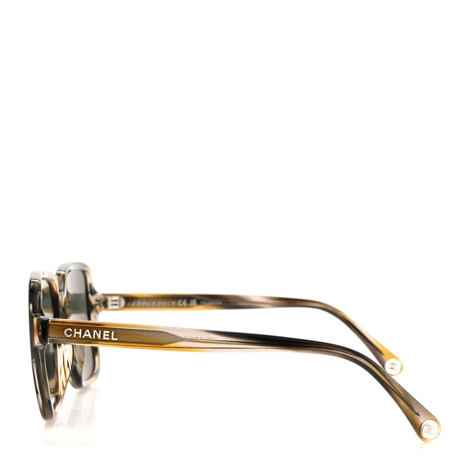 Acetate Square Sunglasses 5505 Brown