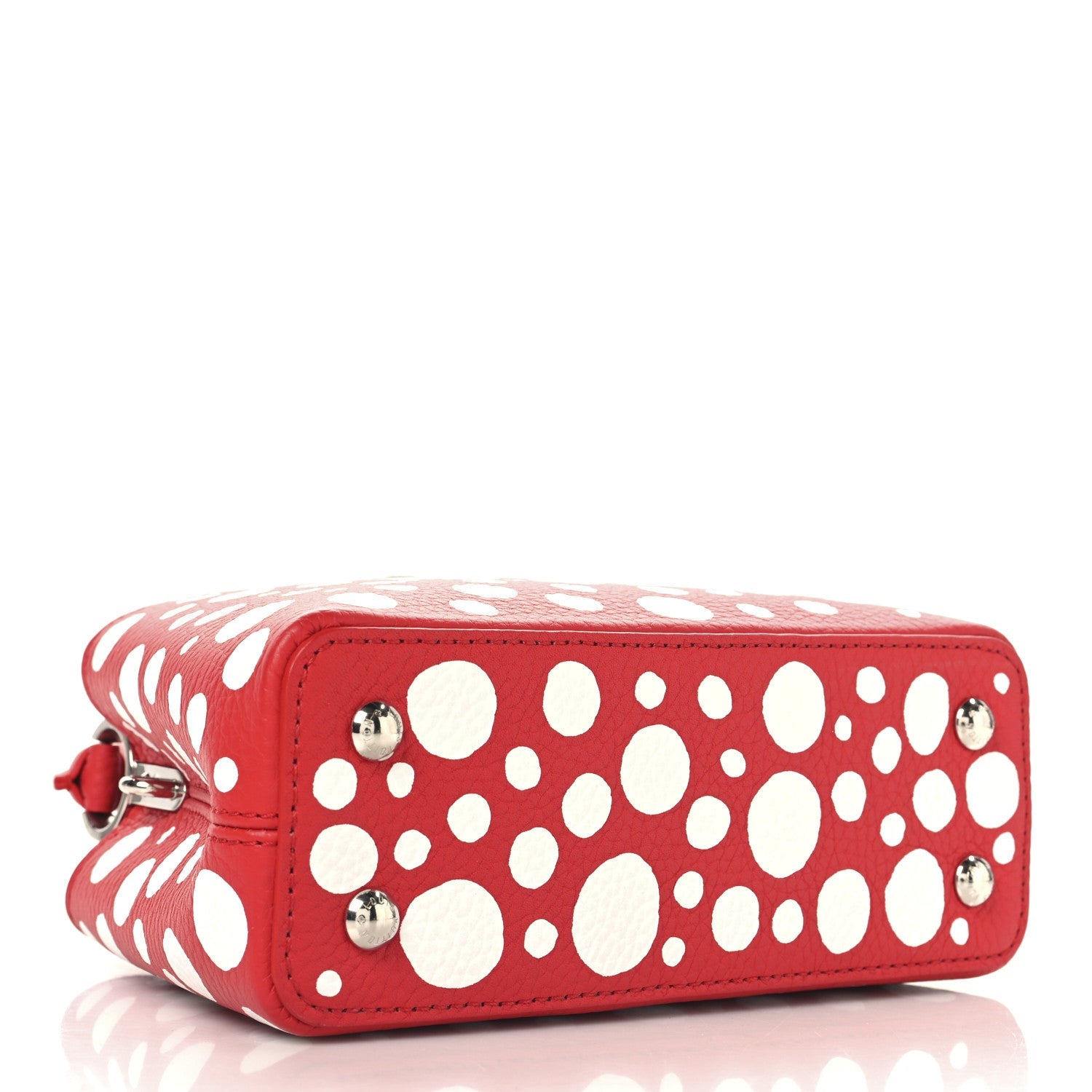 LV X YK Taurillon Capucines Mini Red White