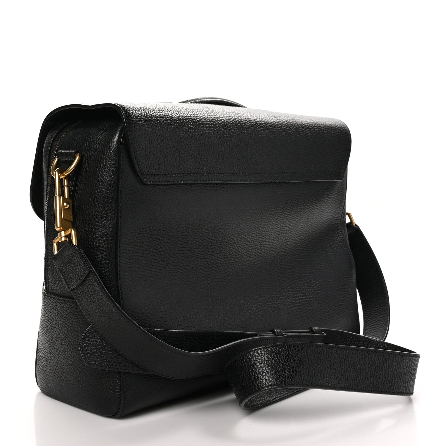 Dollar Calfskin GG Marmont Briefcase Black