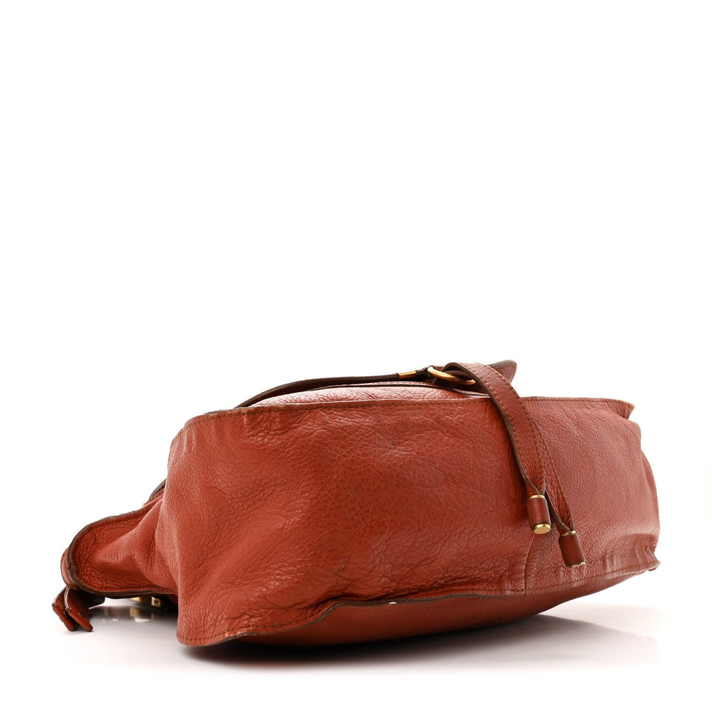Calfskin Medium Marcie Satchel Brown Delight