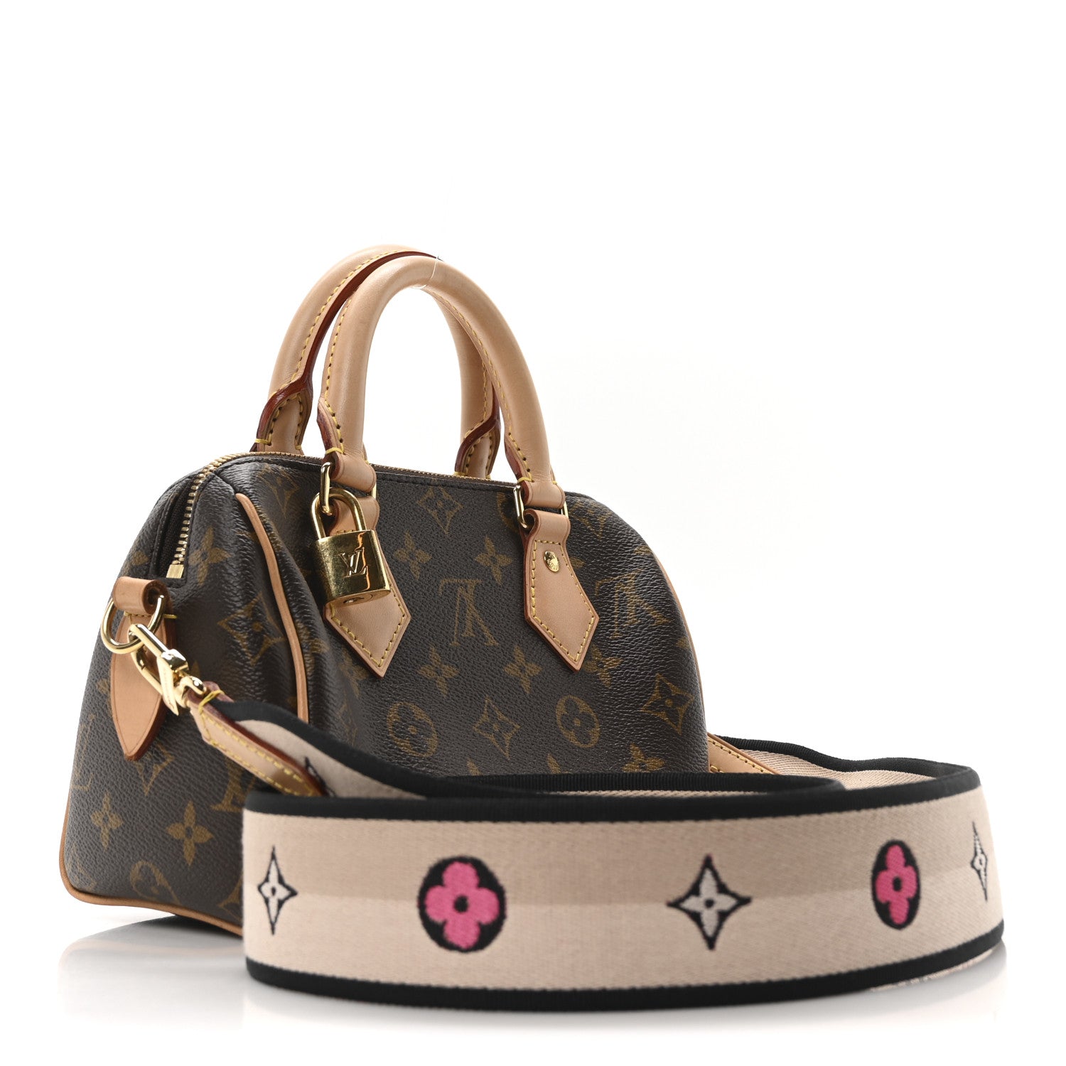 Monogram Speedy Bandouliere 20 Black