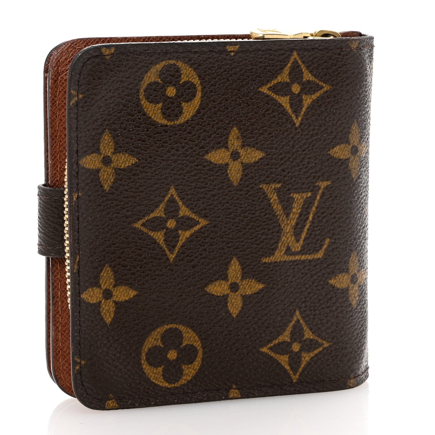 Monogram Compact Zippe Zipped Wallet