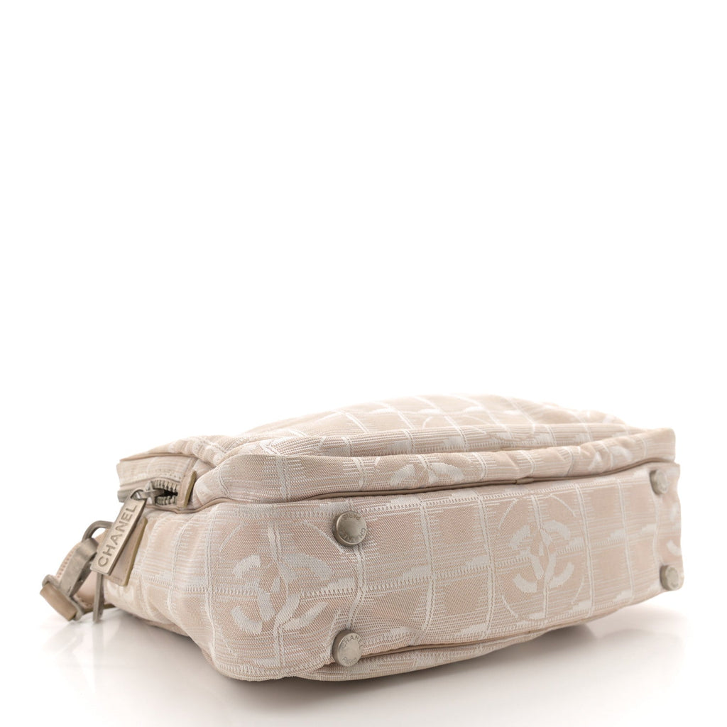 Nylon Small Travel Tote Beige