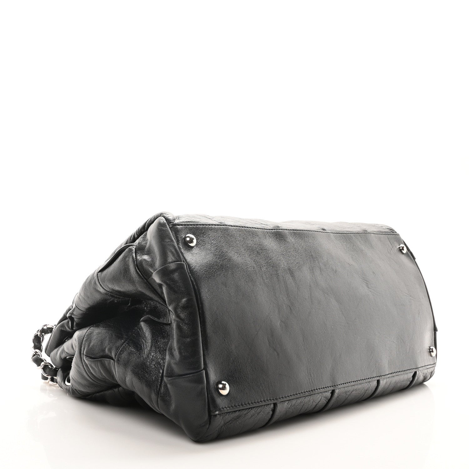 Lambskin Igloo Shoulder Bag Black