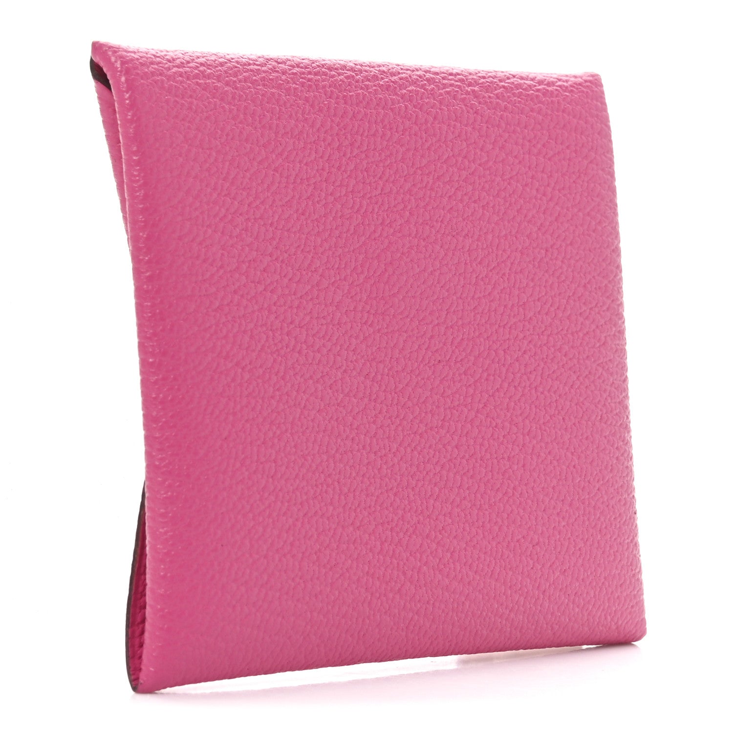 Chevre Mysore Bastia Coin Purse Rose Pourpre