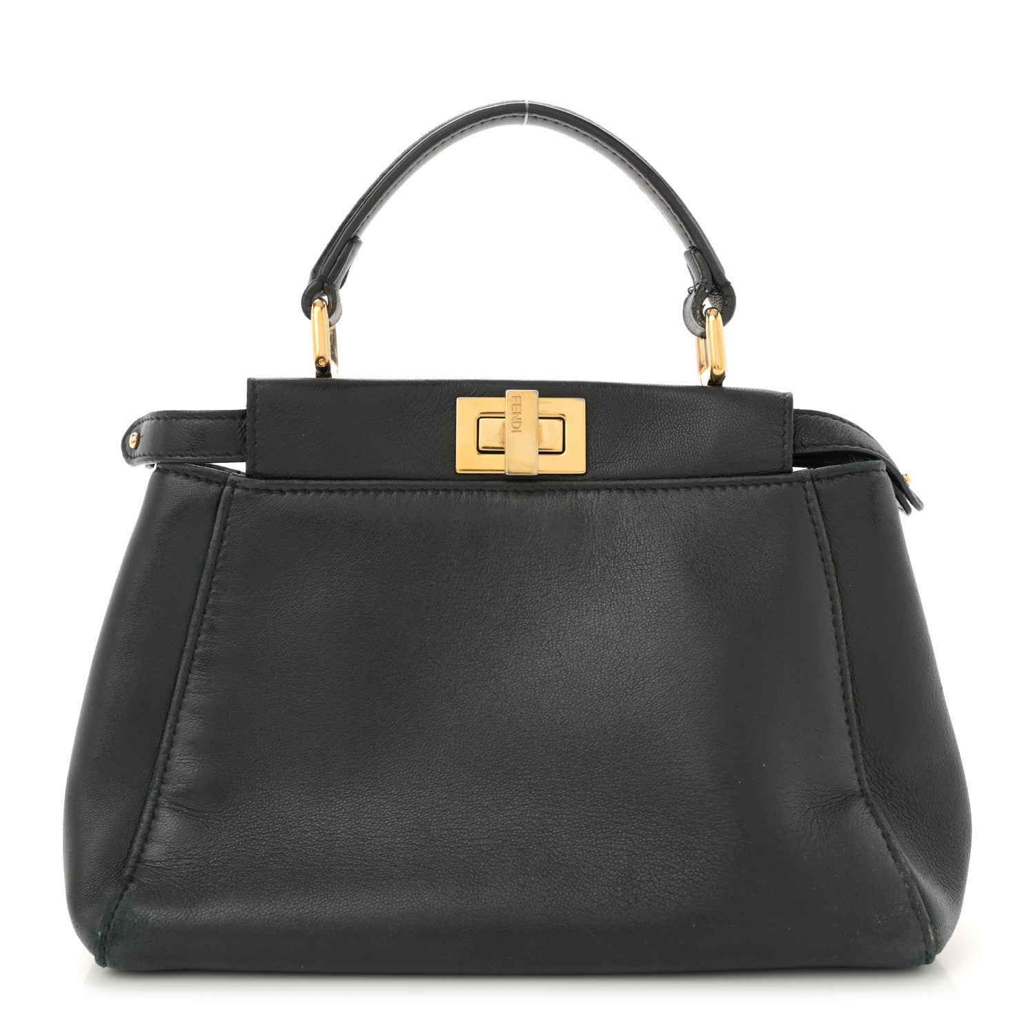 Nappa Mini Peekaboo Iconic Satchel Black