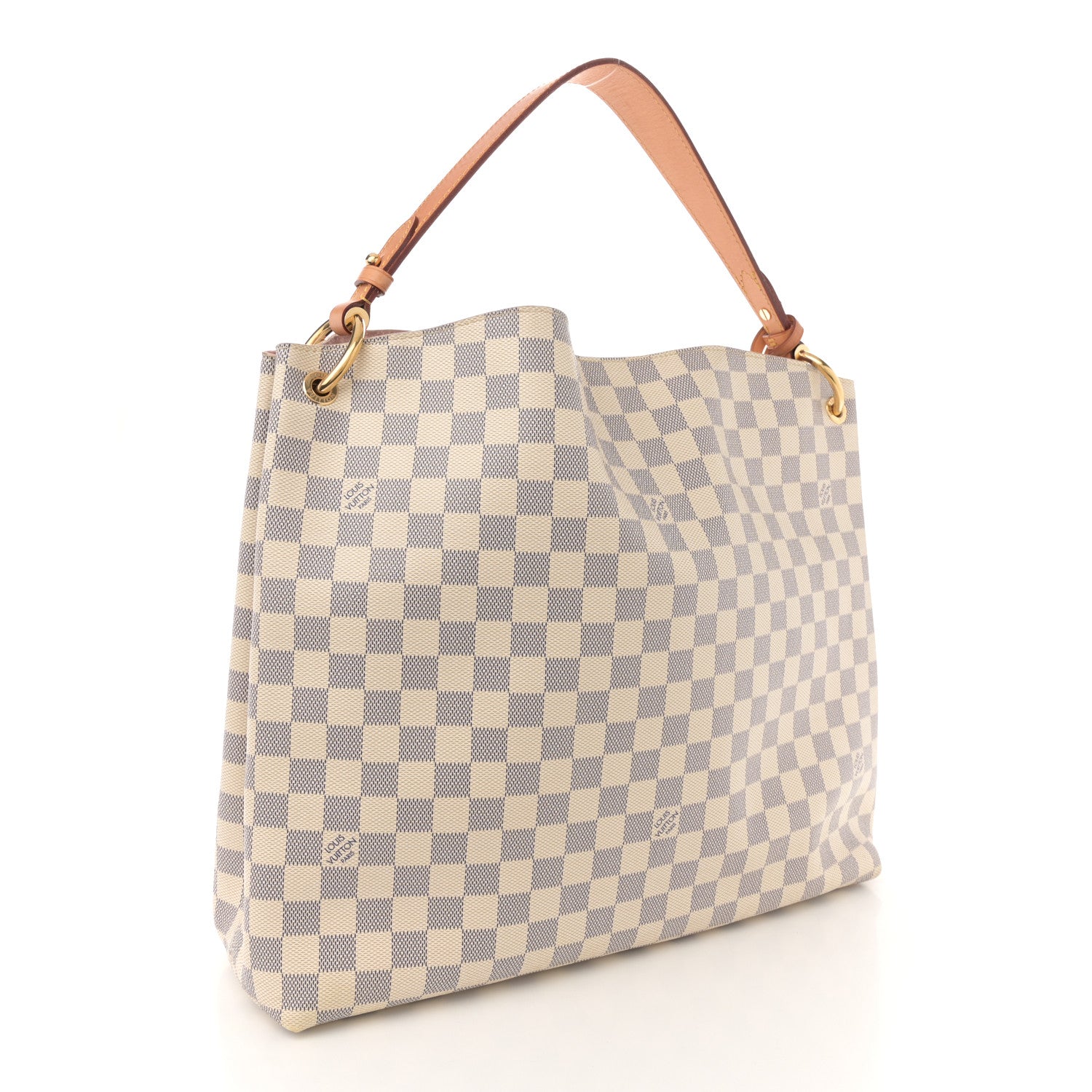 Damier Azur Graceful MM Rose Ballerine