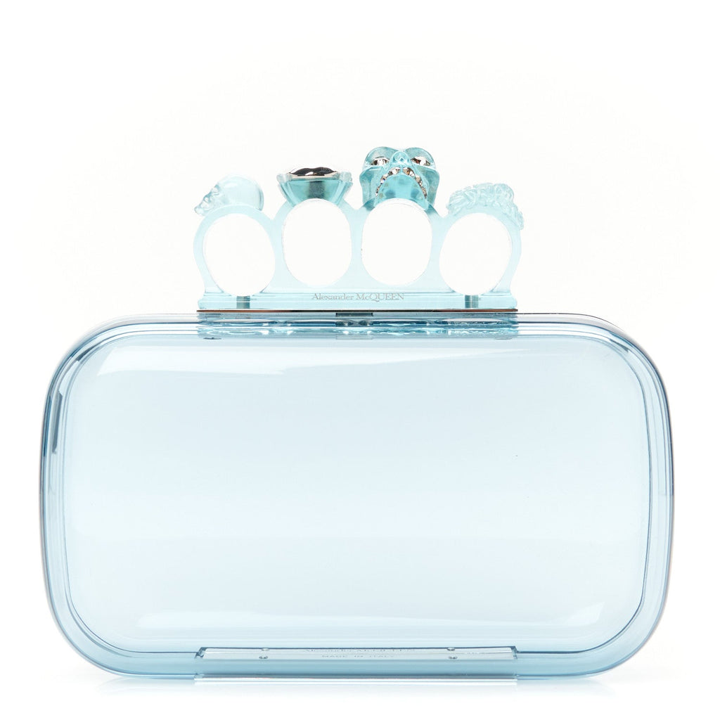 Resin Knuckle Clutch Pale Blue