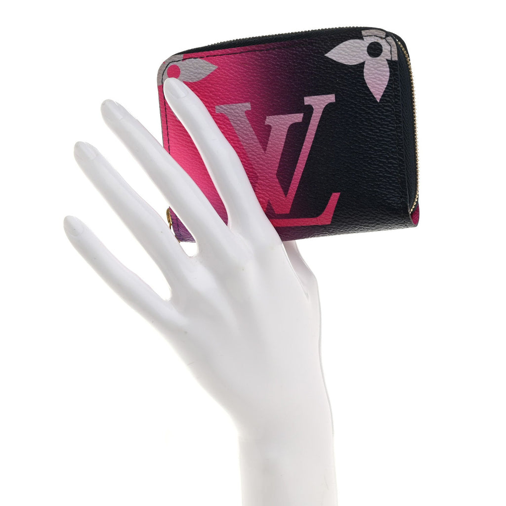 Monogram Giant Spring In The City Zippy Coin Purse Midnight Fuchsia