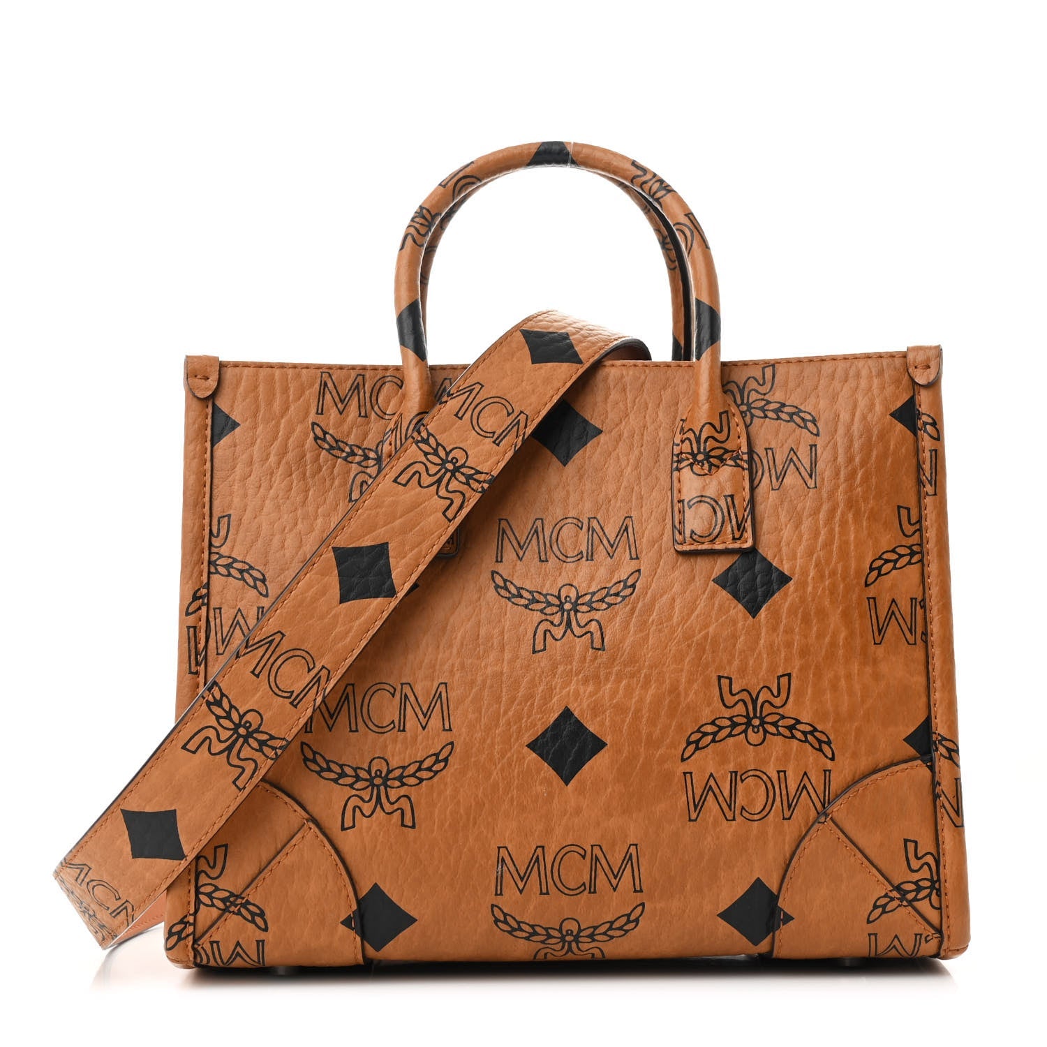 Viestos Small Munchen Tote Cognac
