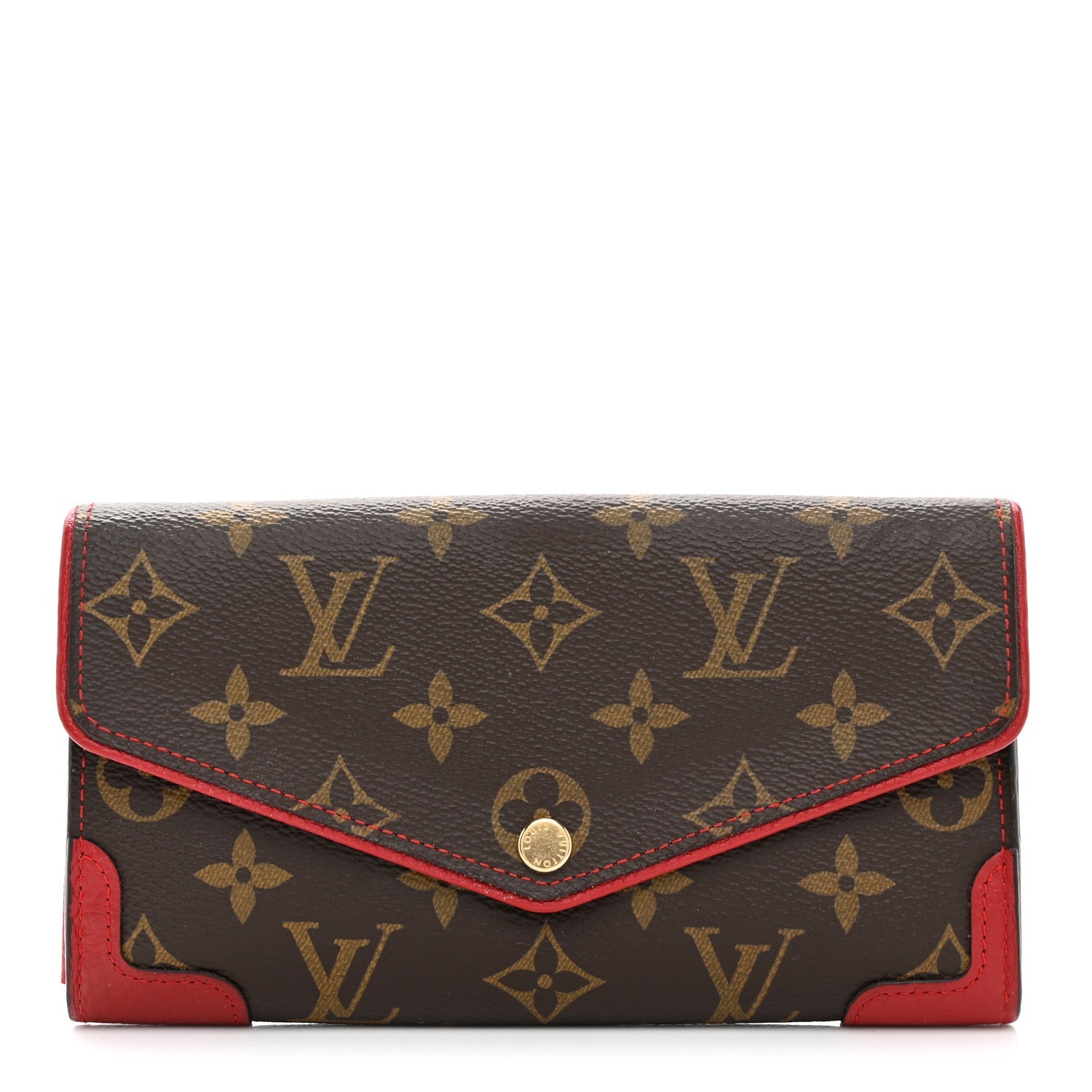 Monogram Sarah Retiro Wallet Cherry