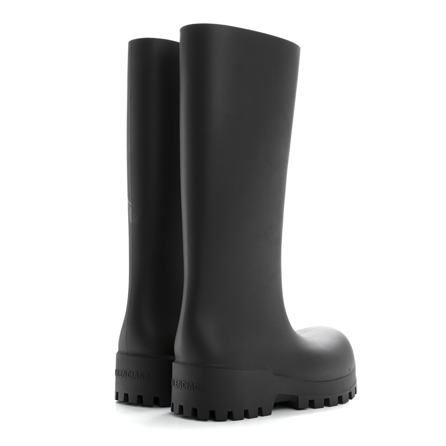 Rubber Bulldozer Rain Boots 38 Black