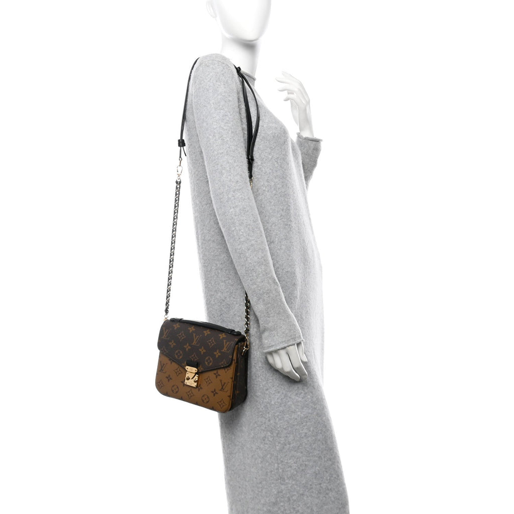 Reverse Monogram Pochette Metis Backpack