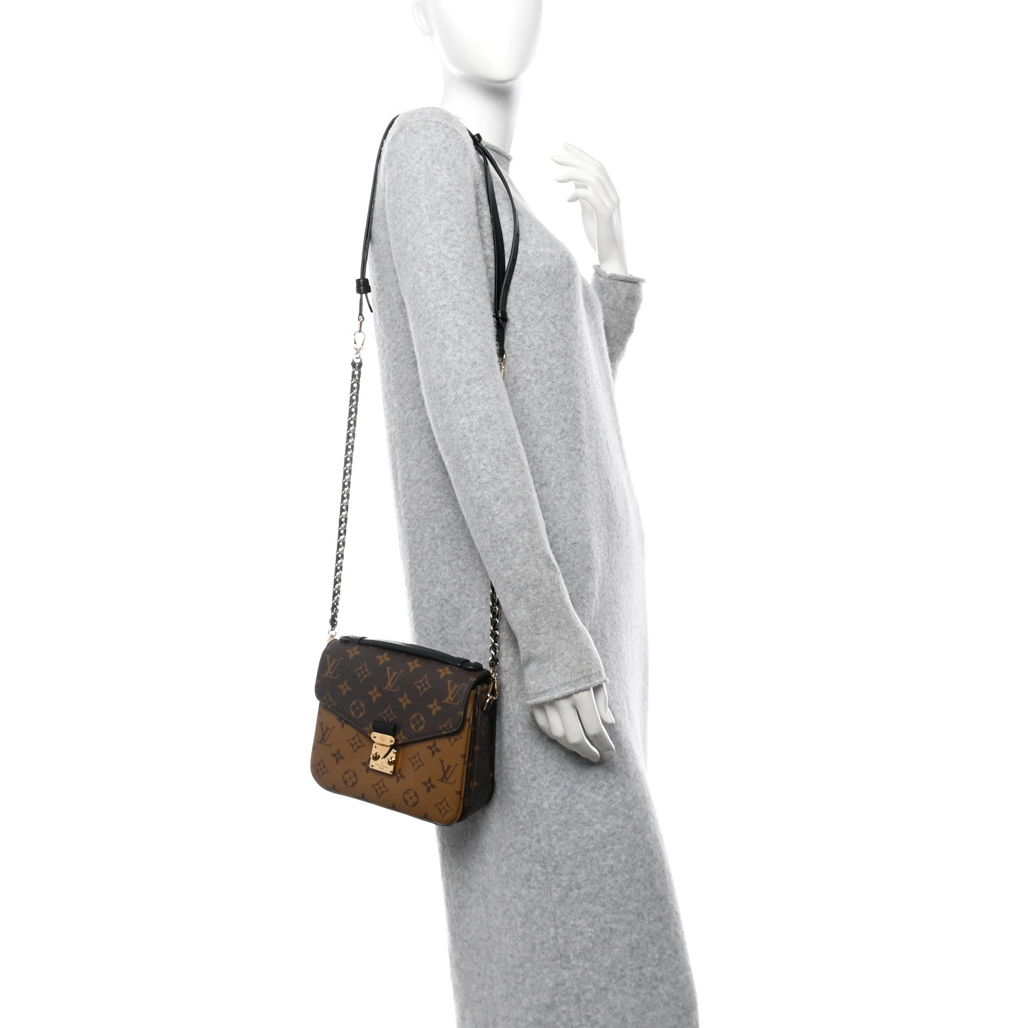 Reverse Monogram Pochette Metis Backpack