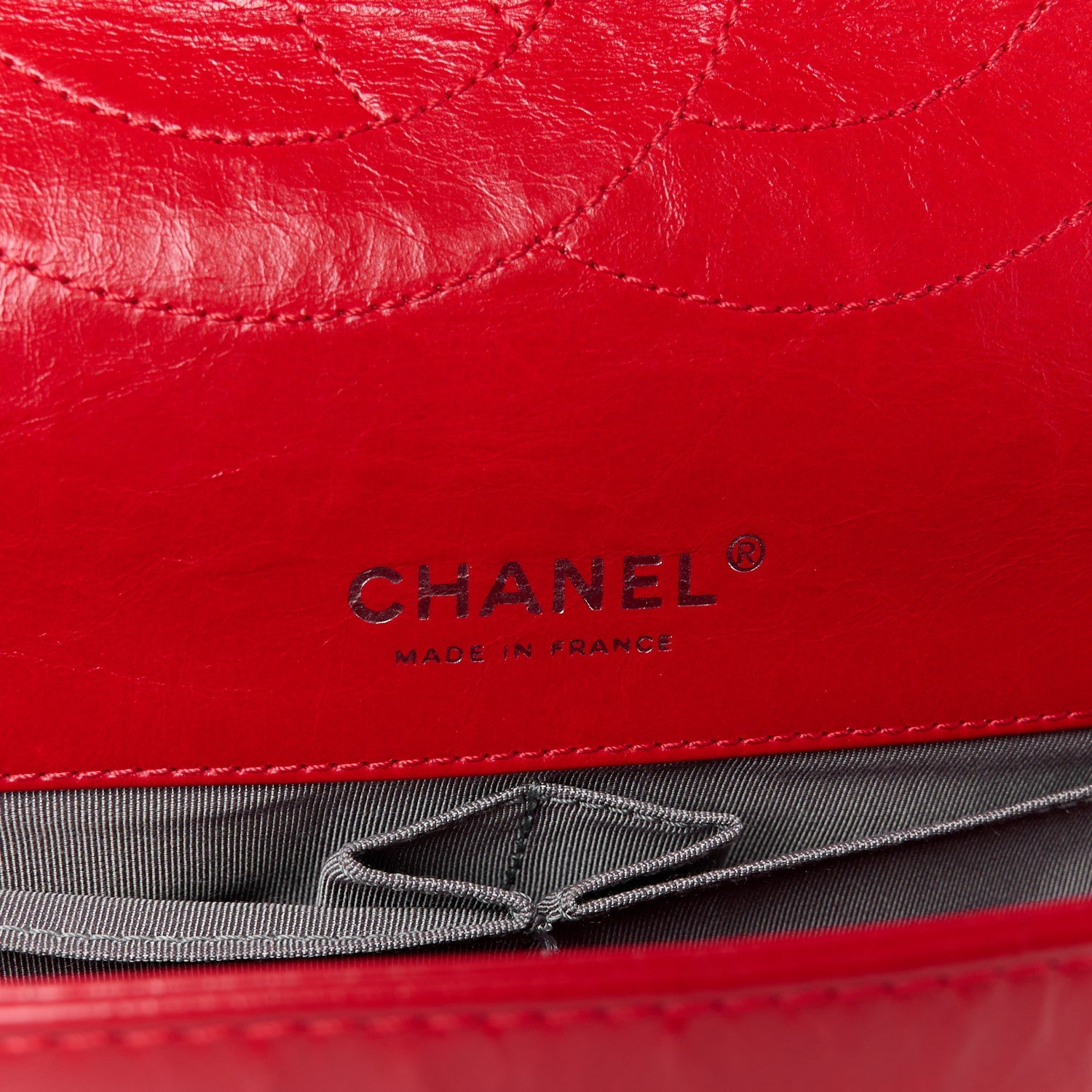 Calfskin Wild Stitch 2.55 Reissue 226 Flap Red