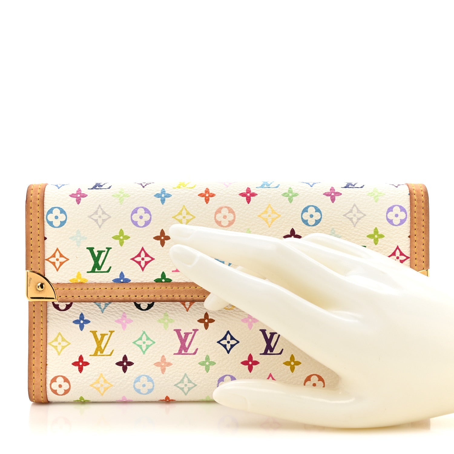 Monogram Multicolor Porte Tresor International Wallet White