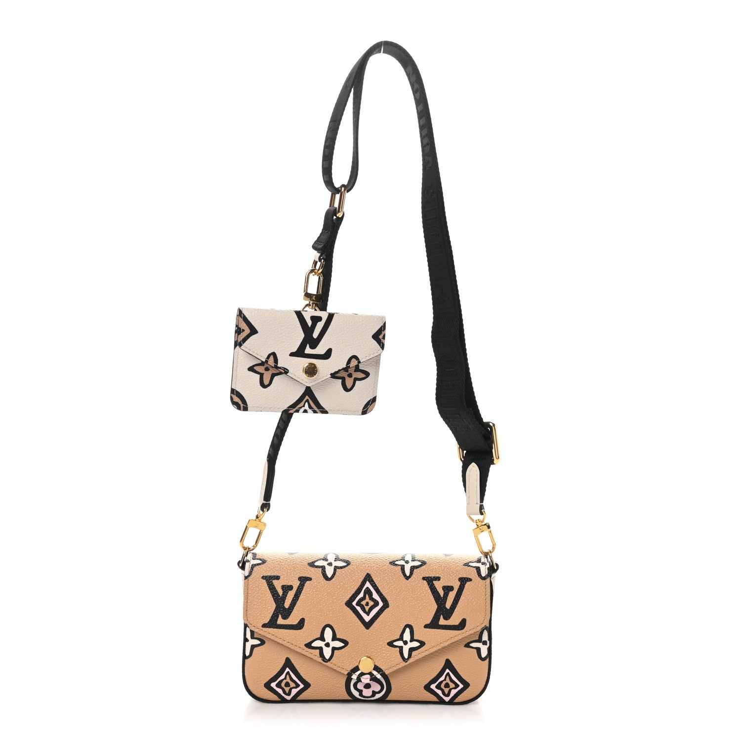 Monogram Wild At Heart Felicie Strap & Go Arizona Creme