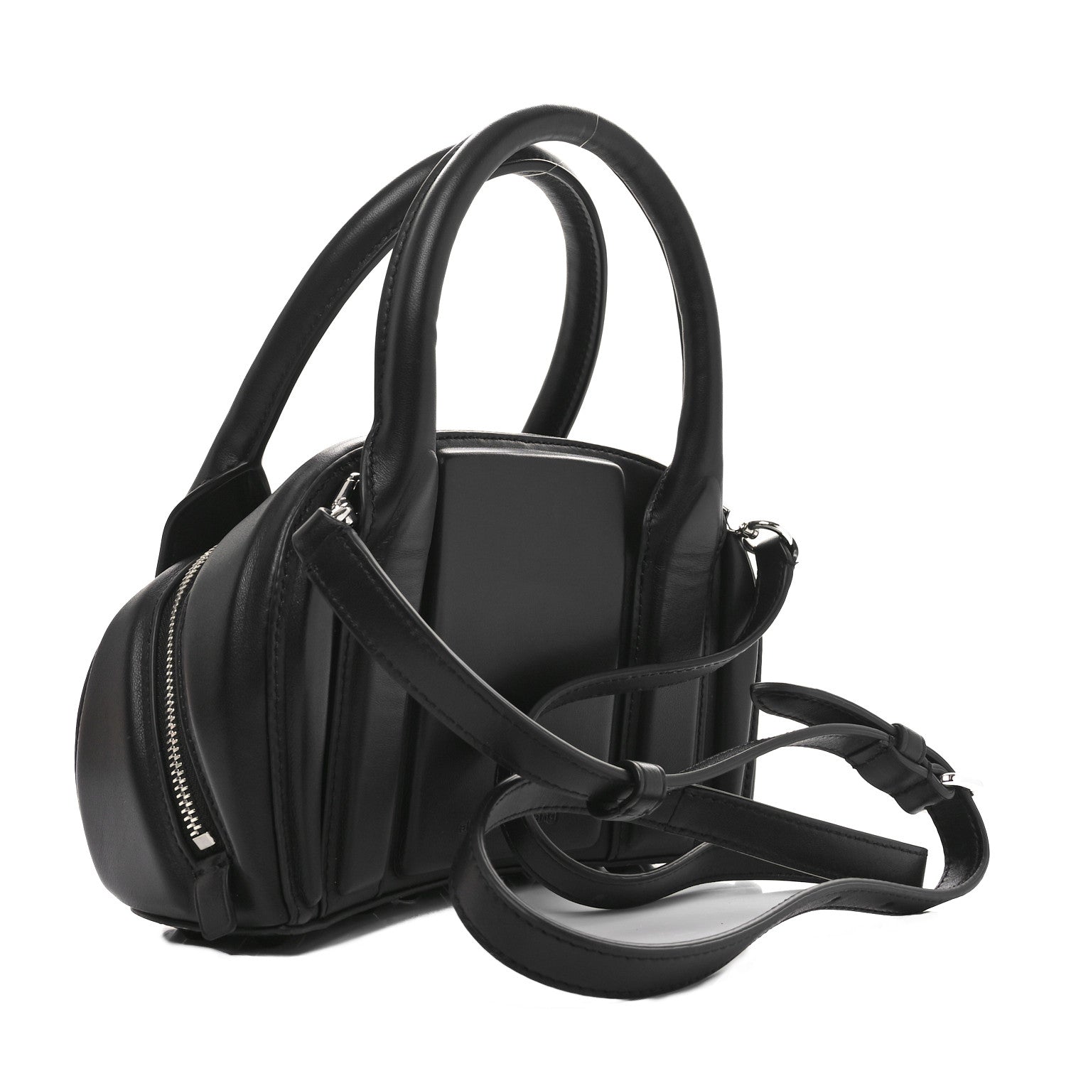 Lambskin Small Top Handle Roc Black