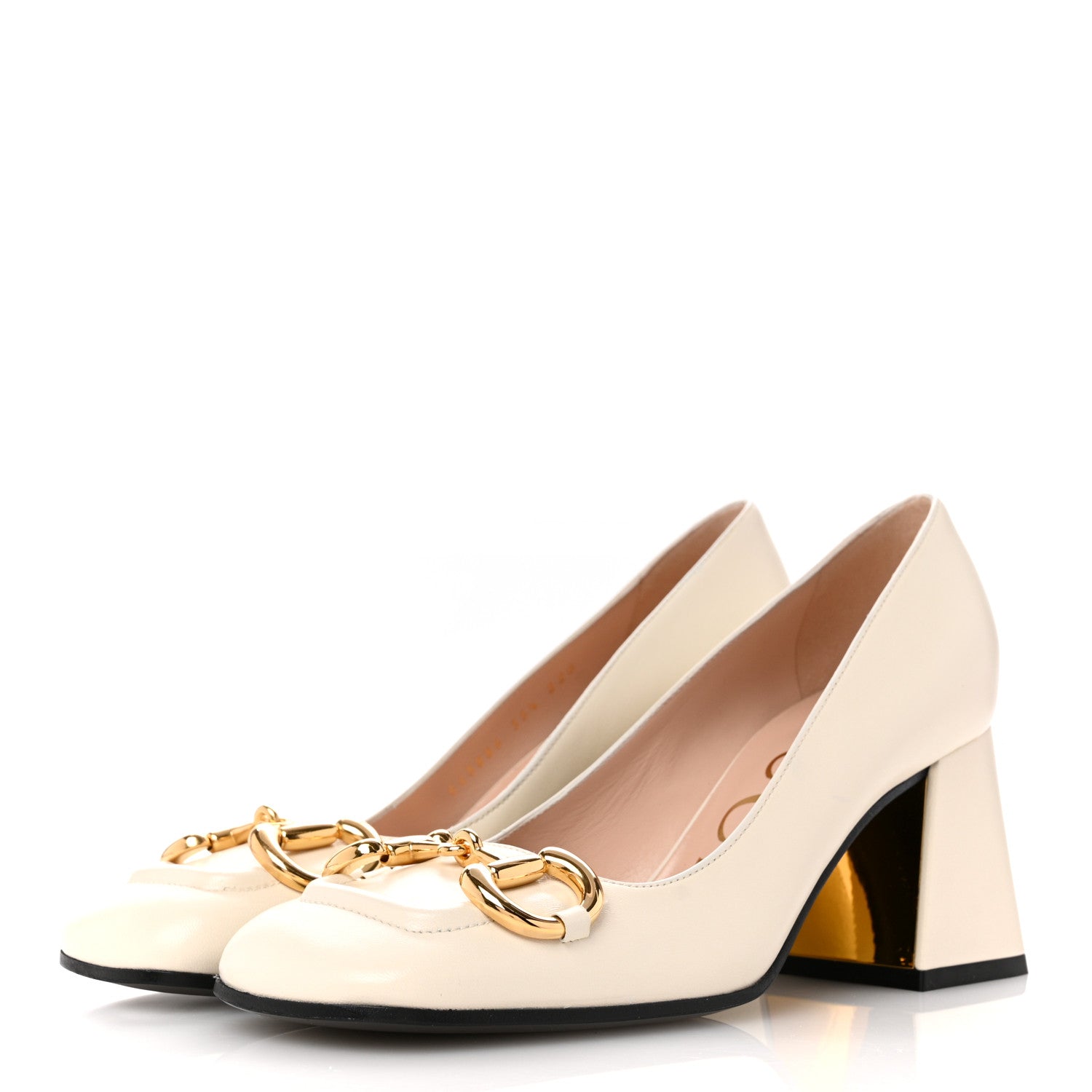 Malaga Kid Horsebit Pumps 35.5 Mystic White