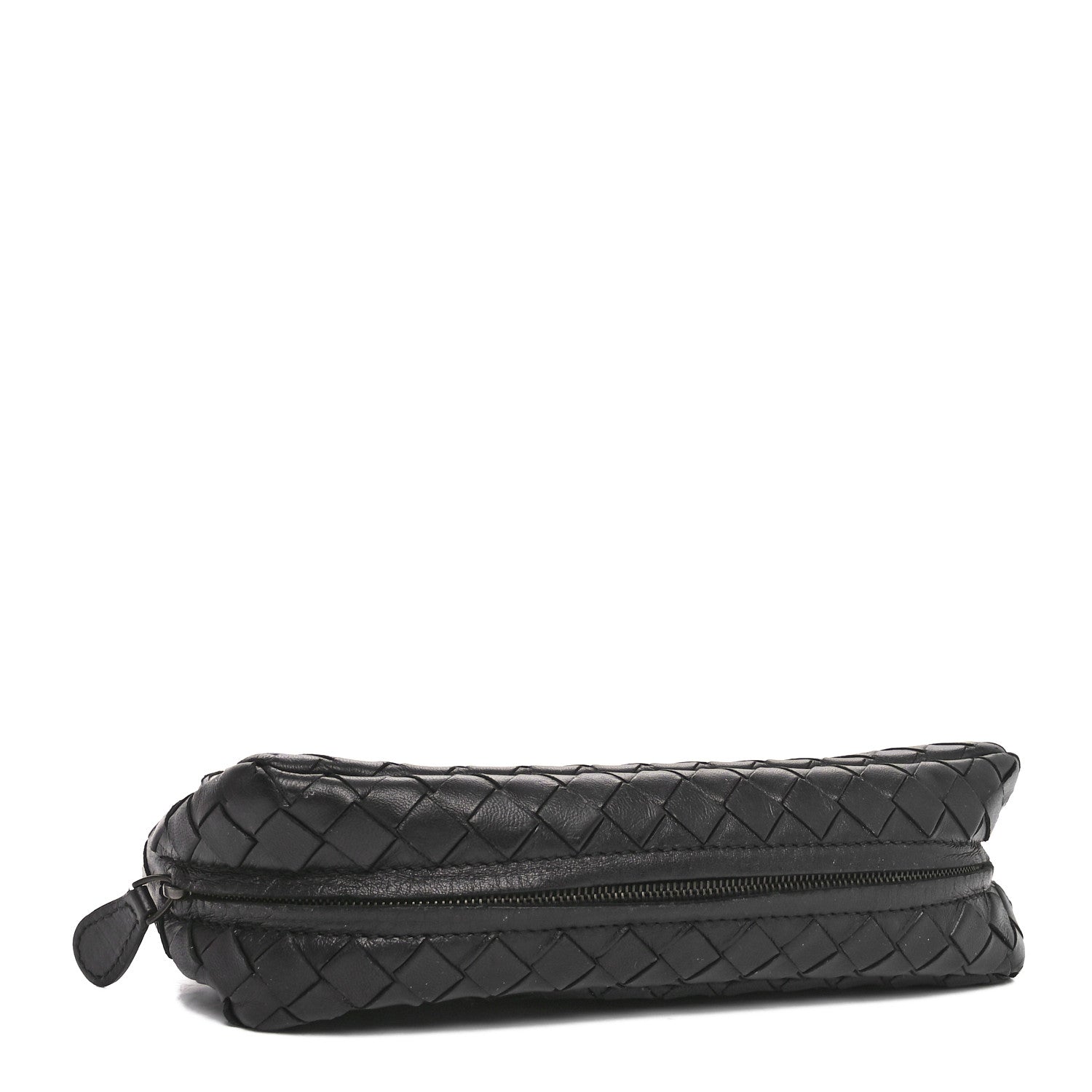 Nappa Intrecciato Small Chain Crossbody Black
