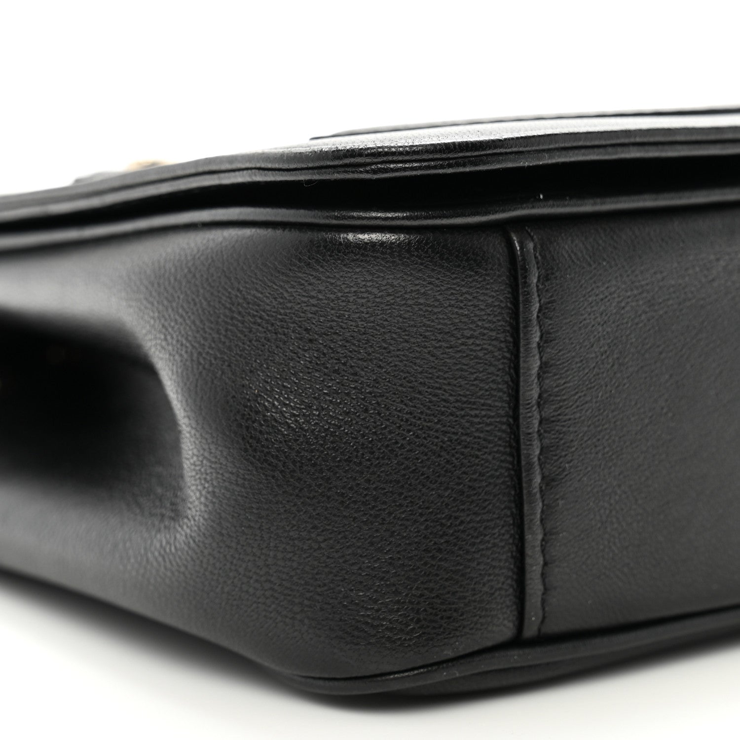 Lambskin CC Mania Flap Bag Black