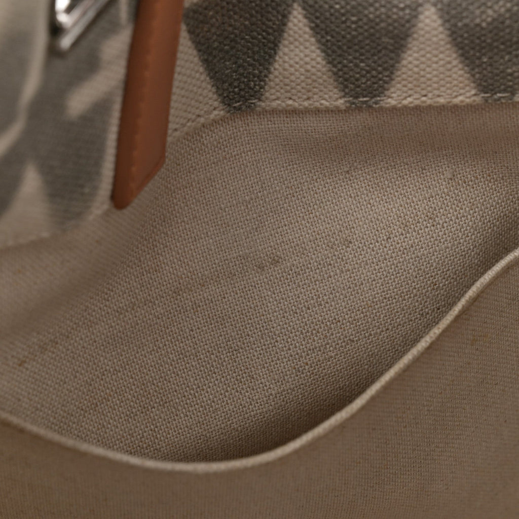 Canvas Small Iliad Shopping Tote Beige