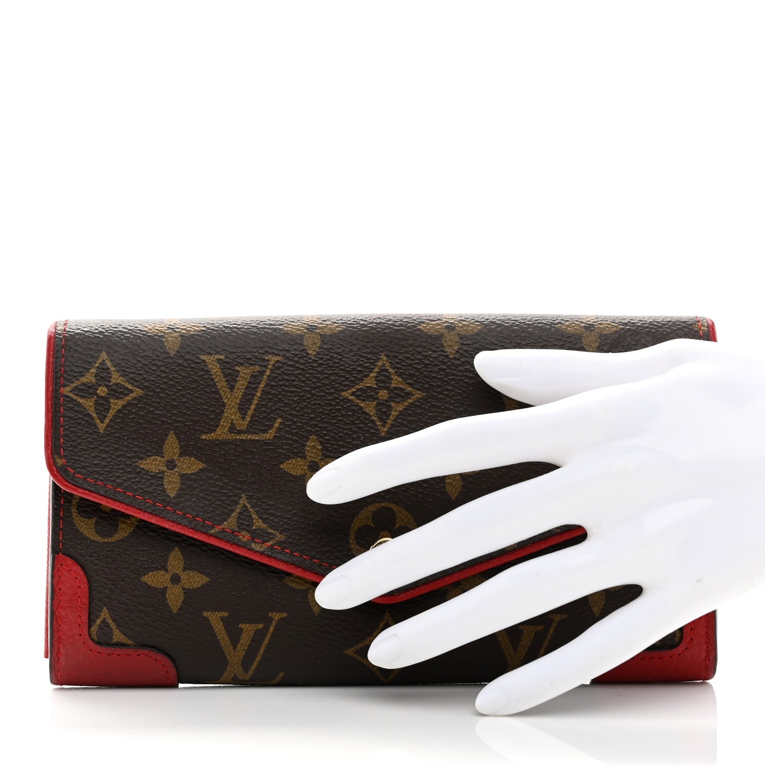 Monogram Sarah Retiro Wallet Cherry