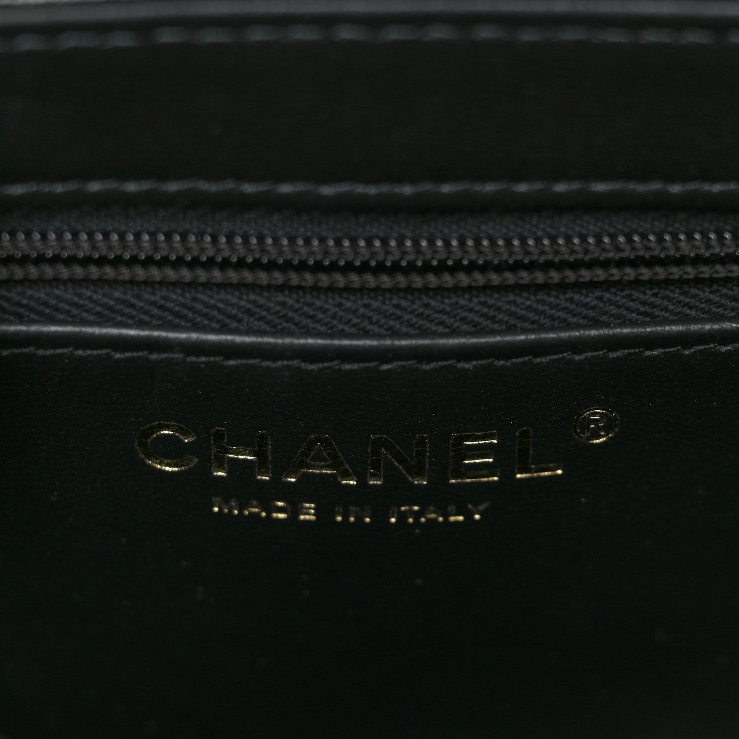 Shiny Aged Calfskin Quilted Nano Kelly Shopper Black