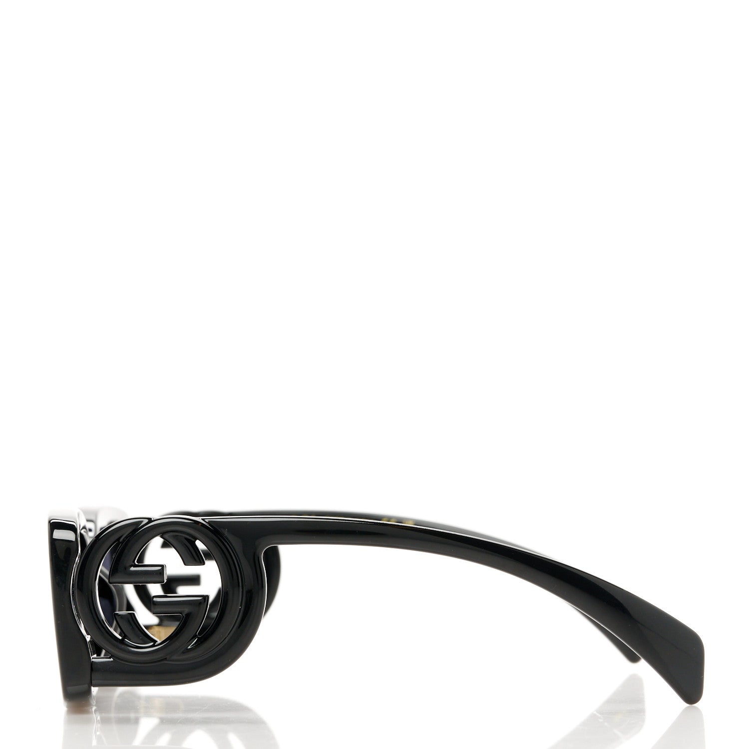Acetate Chaise Rectangler Frame Sunglasses GG1325S Black