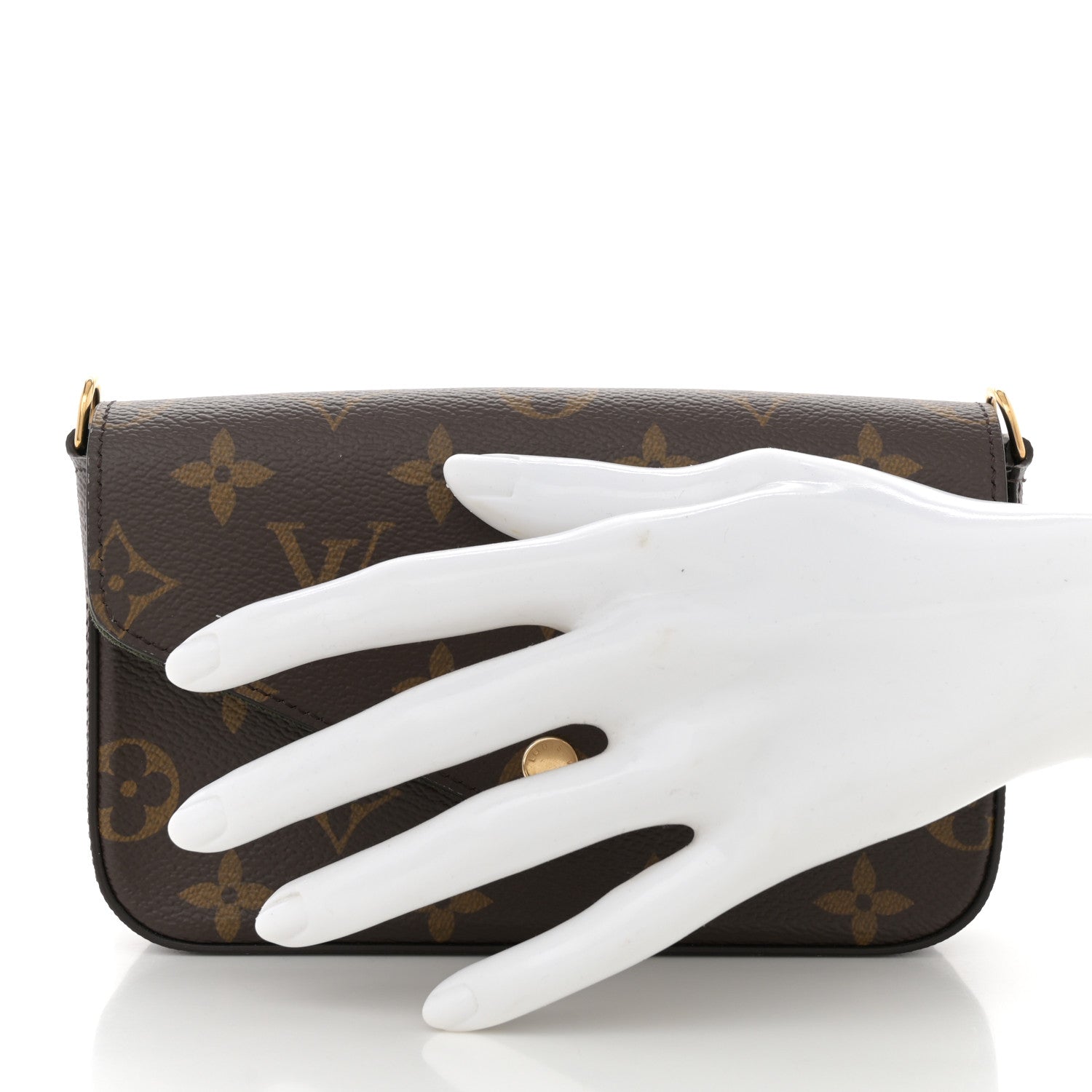 Monogram Felicie Strap & Go Felicie Pochette Kaki
