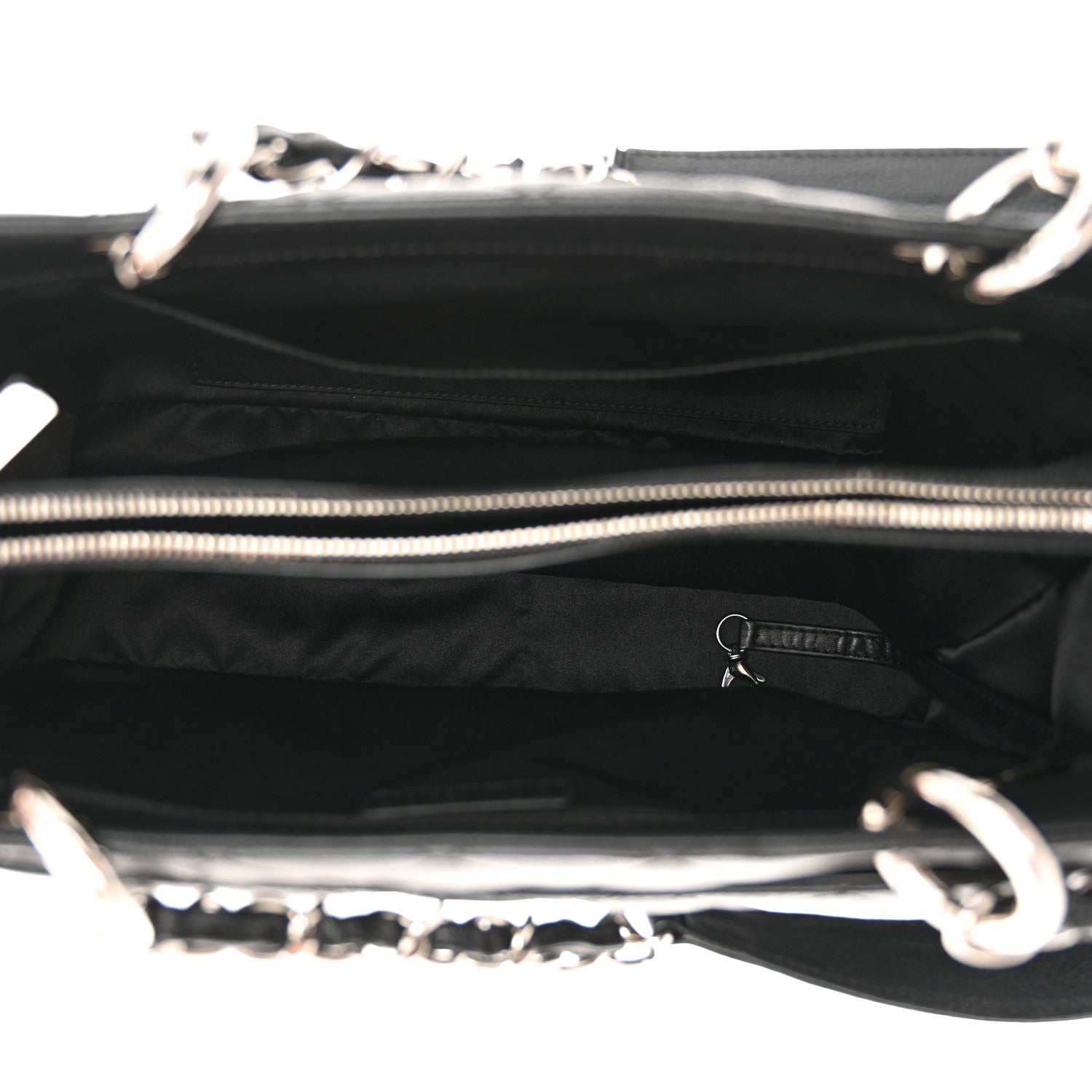 Caviar Quilted Grand Shopping Tote GST Black