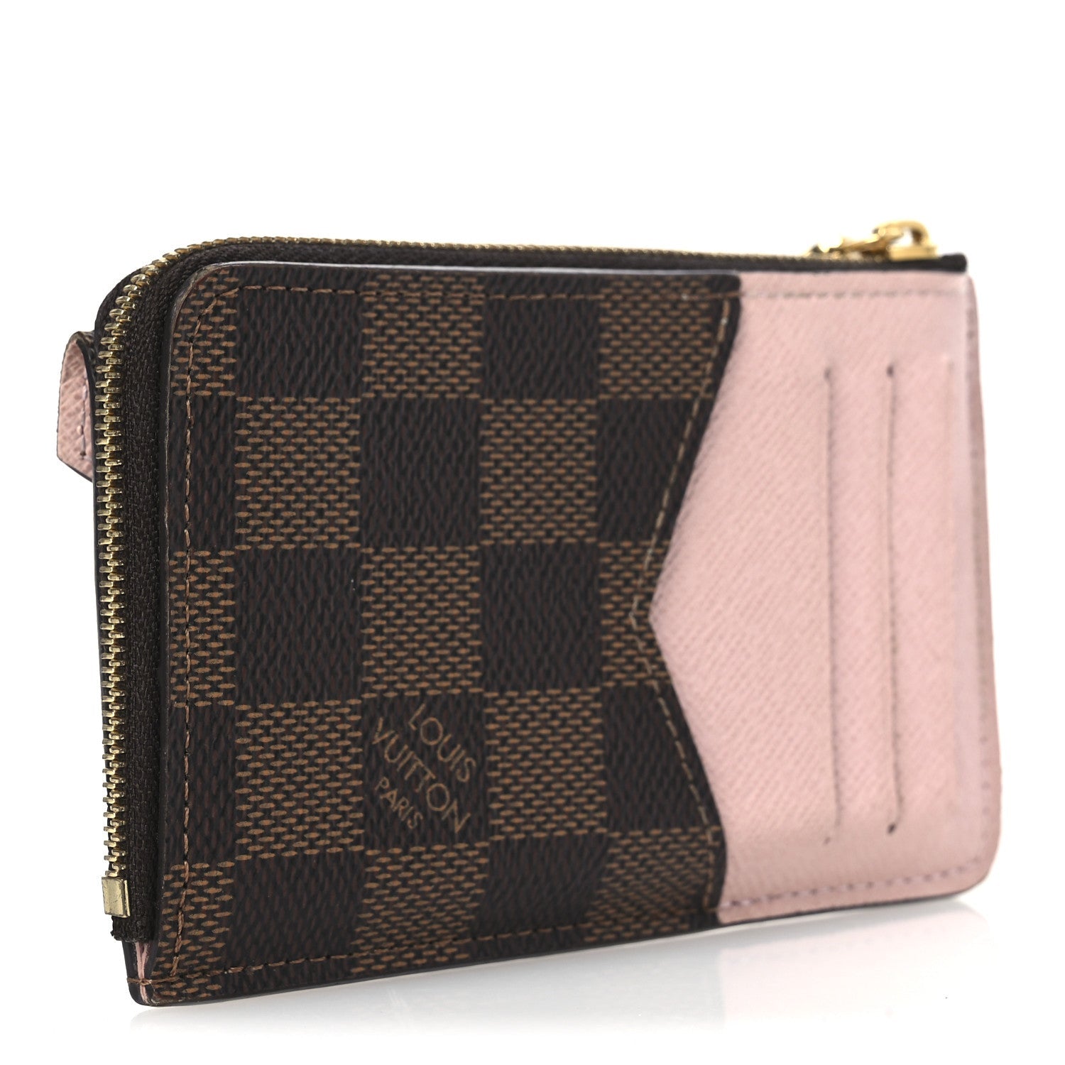 Damier Ebene Recto Verso  Holder Rose Ballerine