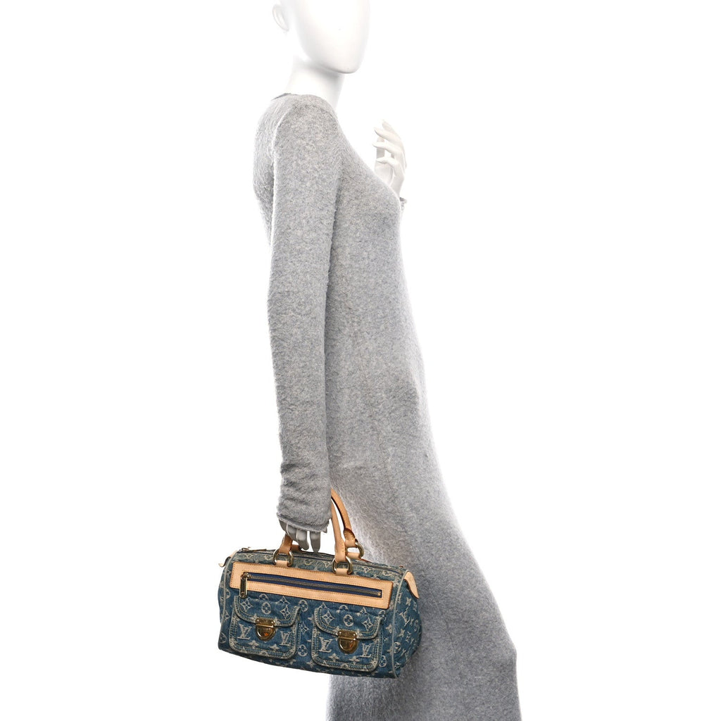 Monogram Denim Neo Speedy Blue