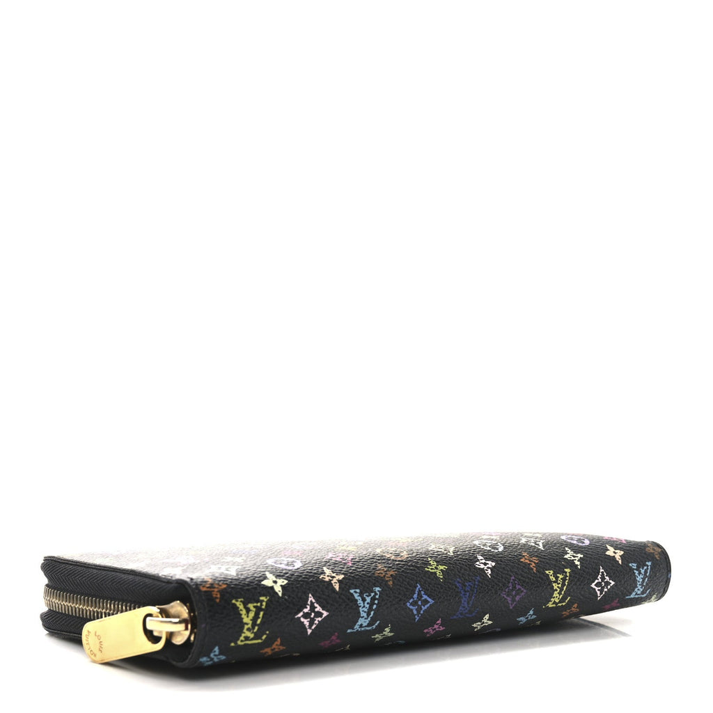 Monogram Multicolor Zippy Wallet Black Grenade
